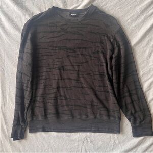 Monrow Charcoal Knit Top